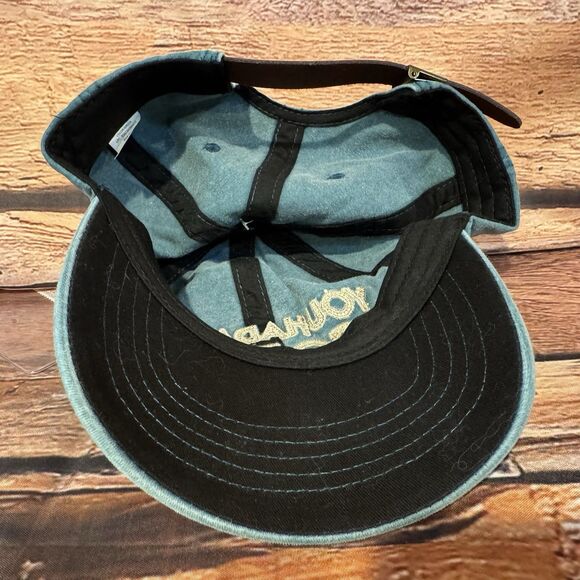 You Had Me At Coffee Hat Cap Adjustable Leather Strapback Teal Women’s Baseball - Picture 6 of 8